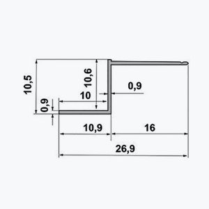⁦TEMPOLISTEL® A132 قطاع معدني للمفصل المجوف⁩ - الصورة ⁦2⁩